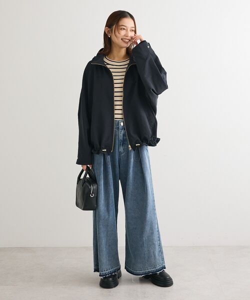 Green　Parks（グリーンパークス）の「コクーンマウンテンパーカー（マウンテンパーカー・レディース・ライトベージュ/ダークネイビー/ブラウン・FREE）」の11枚目の写真