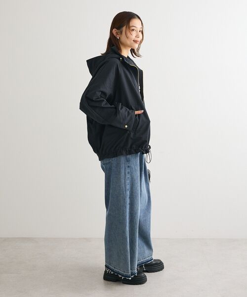 Green　Parks（グリーンパークス）の「コクーンマウンテンパーカー（マウンテンパーカー・レディース・ライトベージュ/ダークネイビー/ブラウン・FREE）」の13枚目の写真