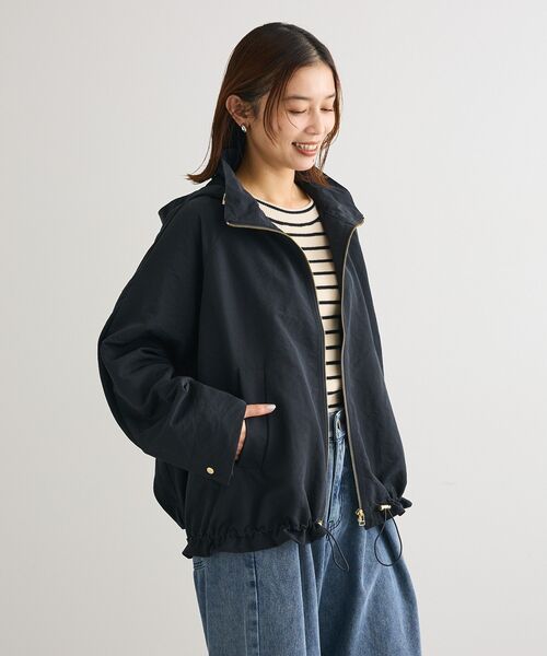 Green　Parks（グリーンパークス）の「コクーンマウンテンパーカー（マウンテンパーカー・レディース・ライトベージュ/ダークネイビー/ブラウン・FREE）」の15枚目の写真