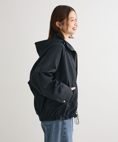 Green　Parks（グリーンパークス）の「コクーンマウンテンパーカー（マウンテンパーカー・レディース・ライトベージュ/ダークネイビー/ブラウン・FREE）」の16枚目の写真