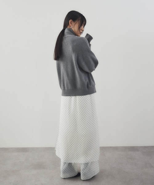 HANNE（アン）の「シアードットレイヤードパンツ（その他パンツ・レディース・ブラック/ホワイト・S/M）」の20枚目の写真