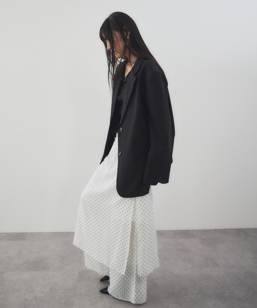 HANNE（アン）の「シアードットレイヤードパンツ（その他パンツ・レディース・ブラック/ホワイト・S/M）」の15枚目の写真