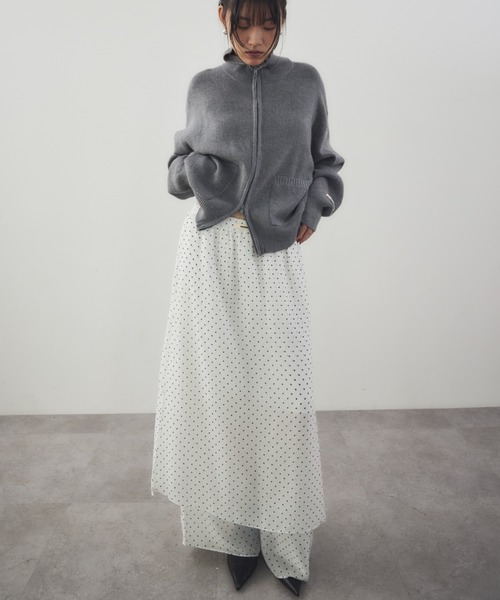 HANNE（アン）の「シアードットレイヤードパンツ（その他パンツ・レディース・ブラック/ホワイト・S/M）」の21枚目の写真