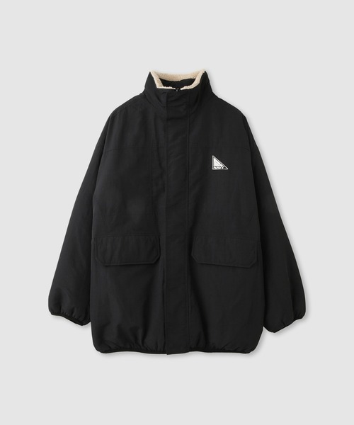NAVY(ネイビー)の「nAvy 裏ボアリバーシブルブルゾン(ブルゾン・レディース・ネイビー系/ブラック×ブラック/ベージュ×ブラック・S/L/M)」の7枚目の写真