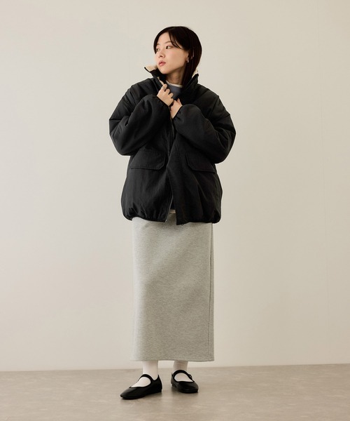 NAVY(ネイビー)の「nAvy 裏ボアリバーシブルブルゾン(ブルゾン・レディース・ネイビー系/ブラック×ブラック/ベージュ×ブラック・S/L/M)」の19枚目の写真