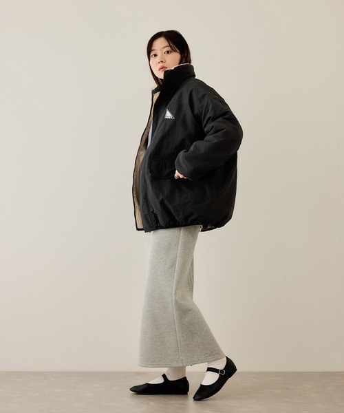 NAVY(ネイビー)の「nAvy 裏ボアリバーシブルブルゾン(ブルゾン・レディース・ネイビー系/ブラック×ブラック/ベージュ×ブラック・S/L/M)」の20枚目の写真