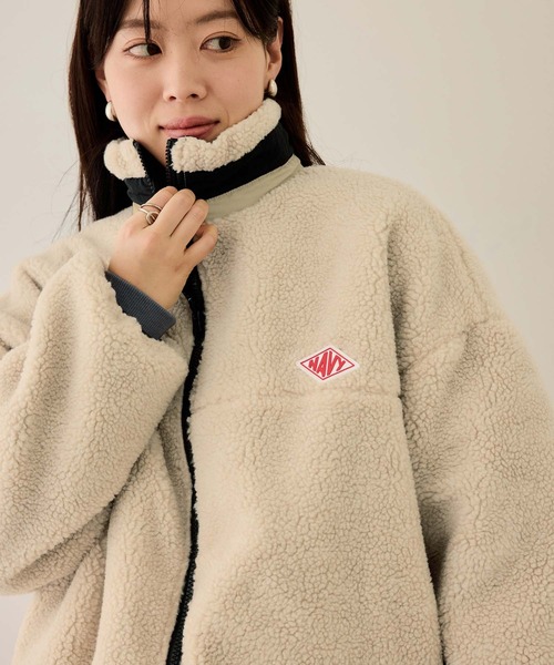 NAVY(ネイビー)の「nAvy 裏ボアリバーシブルブルゾン(ブルゾン・レディース・ネイビー系/ブラック×ブラック/ベージュ×ブラック・S/L/M)」の21枚目の写真