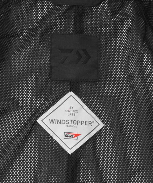 DAIWA PIER39(ダイワピア39)の「DAIWA PIER39 WINDSTOPPER TECH BALMACAAN RAIN COAT(その他アウター・メンズ・ブラック・LARGE/MEDIUM/X-LARGE)」の3枚目の写真