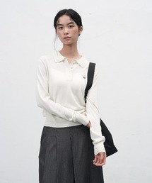 【GENERAL IDEA】ウール襟付きポロTシャツ / WOOL LIGHT COLLAR PULLOVER