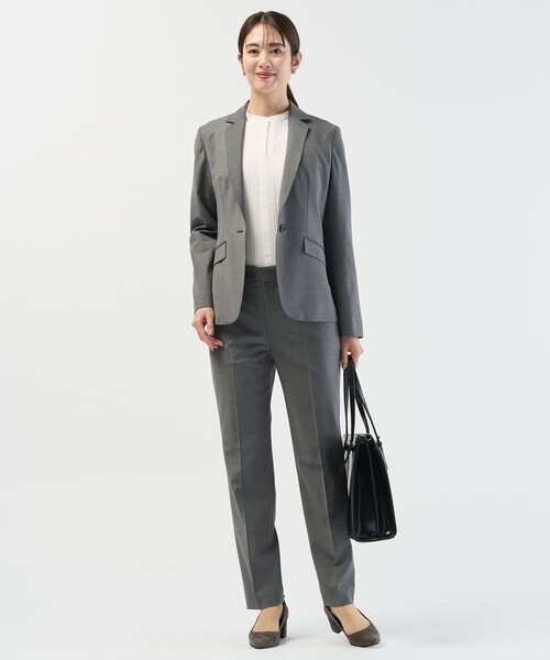 J.PRESS Ladies(J.プレス レディス)の「【セットアップ対応】BAHARIYE SOLID テーパードパンツ(その他パンツ・レディース・ライトグレー系・S/XS)」の6枚目の写真