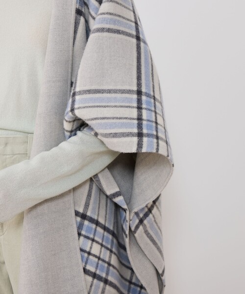 リバーブランケット フーテッドポンチョ（ポンチョ）｜GALERIE VIE