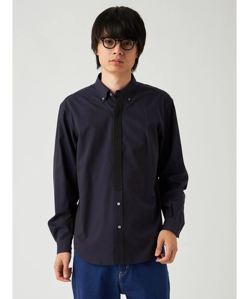 Mc McGREGOR（エムシーマックレガー）の「【Mc McGREGOR】Pin Oxford Button-Down Shirt ピンオックスボタンダウンシャツ（シャツ/ブラウス・メンズ・ホワイト/ネイビー・M/L）」の2枚目の写真