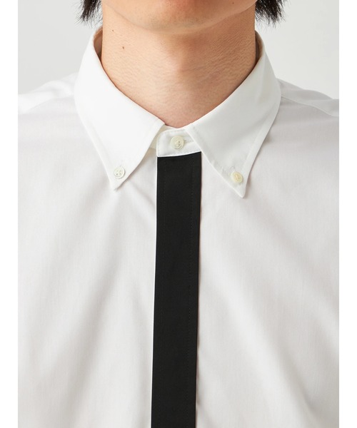 Mc McGREGOR（エムシーマックレガー）の「【Mc McGREGOR】Pin Oxford Button-Down Shirt ピンオックスボタンダウンシャツ（シャツ/ブラウス・メンズ・ホワイト/ネイビー・M/L）」の7枚目の写真