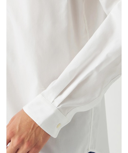 Mc McGREGOR（エムシーマックレガー）の「【Mc McGREGOR】Pin Oxford Button-Down Shirt ピンオックスボタンダウンシャツ（シャツ/ブラウス・メンズ・ホワイト/ネイビー・M/L）」の8枚目の写真