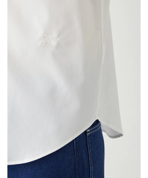 Mc McGREGOR（エムシーマックレガー）の「【Mc McGREGOR】Pin Oxford Button-Down Shirt ピンオックスボタンダウンシャツ（シャツ/ブラウス・メンズ・ホワイト/ネイビー・M/L）」の9枚目の写真
