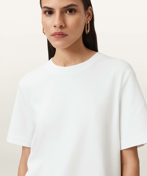 ALLSAINTS(オールセインツ)の「ALLSAINTS LISA TEE(Tシャツ/カットソー・レディース・ホワイト・LARGE/SMALL/MEDIUM)」の3枚目の写真