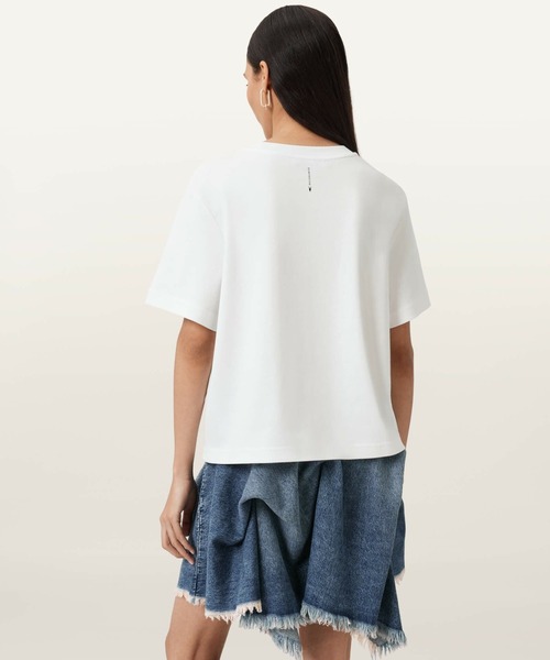 ALLSAINTS(オールセインツ)の「ALLSAINTS LISA TEE(Tシャツ/カットソー・レディース・ホワイト・LARGE/SMALL/MEDIUM)」の5枚目の写真