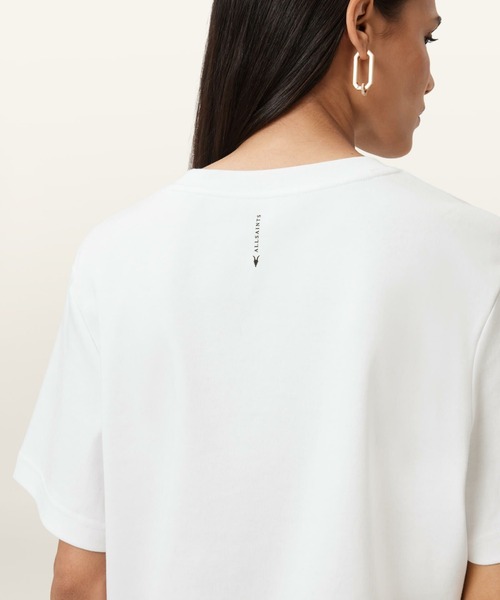 ALLSAINTS(オールセインツ)の「ALLSAINTS LISA TEE(Tシャツ/カットソー・レディース・ホワイト・LARGE/SMALL/MEDIUM)」の6枚目の写真