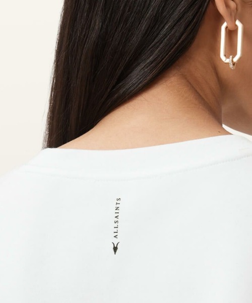 ALLSAINTS(オールセインツ)の「ALLSAINTS LISA TEE(Tシャツ/カットソー・レディース・ホワイト・LARGE/SMALL/MEDIUM)」の7枚目の写真