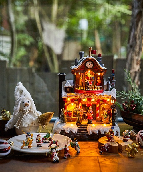 LED MUSICサンタの家オブジェ [CHRISTMAS 2025]（インテリア雑貨