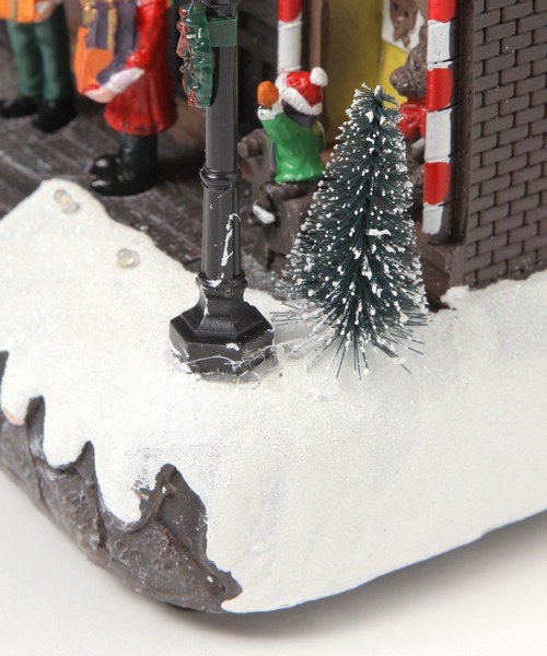 クリスマス LED MUSICサンタの家オブジェ [CHRISTMAS 2025]（インテリア雑貨