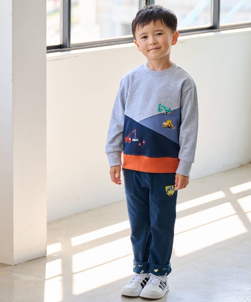 kladskap(クレードスコープ)の「裾裏乗り物プリントロング丈ストレートパンツ(その他パンツ・キッズ・ネイビー/トップグレー・90cm/100cm/130cm/120cm/110cm/80cm)」の13枚目の写真