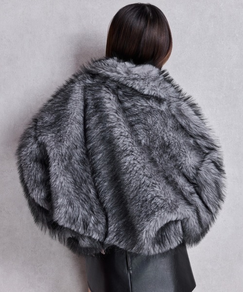 ZOZO限定！！】エコファー ダブルジップ ショートコート（ブルゾン