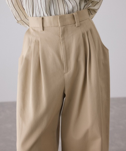 セール】3タックワイドチノパンツ（チノパンツ）｜ADAM ET ROPE