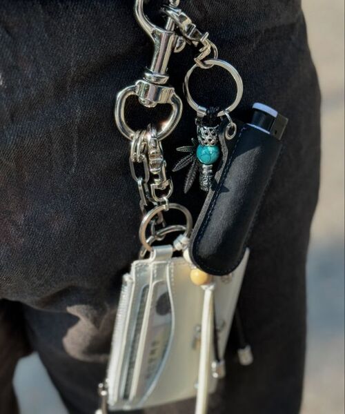 RSSC（アールエスエスシー）の「LEATHER CASE KEYRING - BLACK（キーケース/キーアクセサリー・レディース・その他・FREE）」の7枚目の写真