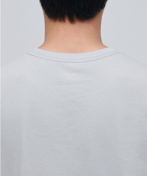 MUSINSA STANDARD（ムシンサスタンダード）の「レイヤードクルーネックTシャツ_ロング丈 [ライトグレー]（Tシャツ/カットソー・メンズ・その他・SMALL/MEDIUM/X-SMALL）」の6枚目の写真