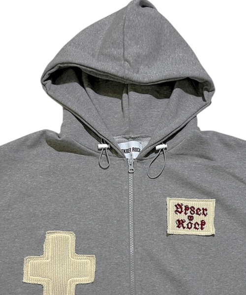 SK8ER ROCK(スケーターロック)の「Neo Sweat Hood Zip-Up Vest ((melange gray))(ベスト・レディース・その他・FREE)」の7枚目の写真