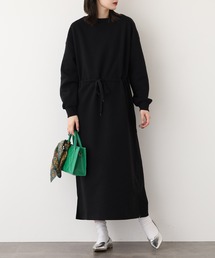 FUNALIVE（ファンアライブ）の「ドロストデザイン裏起毛ワンピース（ルームワンピース）」