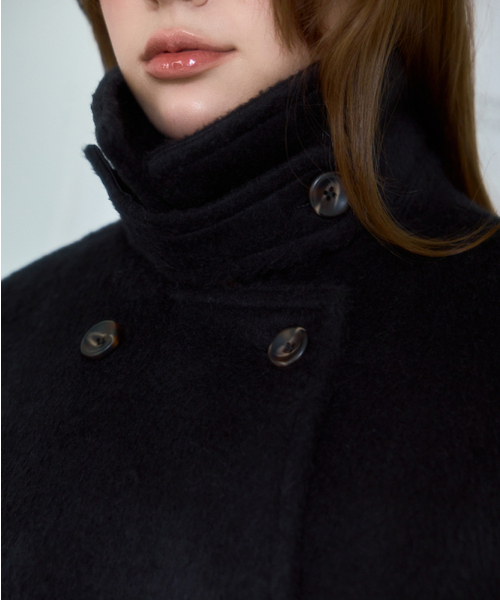 ROSEFRANTZ（ロゼフランツ）の「Two-button Wool Half Coat [Black]（チェスターコート・レディース・ブラック・OS）」の12枚目の写真