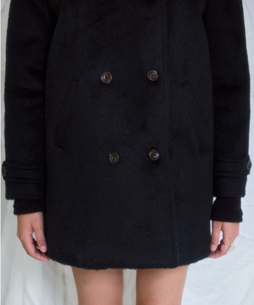 ROSEFRANTZ（ロゼフランツ）の「Two-button Wool Half Coat [Black]（チェスターコート・レディース・ブラック・OS）」の11枚目の写真