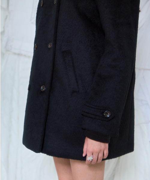ROSEFRANTZ（ロゼフランツ）の「Two-button Wool Half Coat [Black]（チェスターコート・レディース・ブラック・OS）」の16枚目の写真