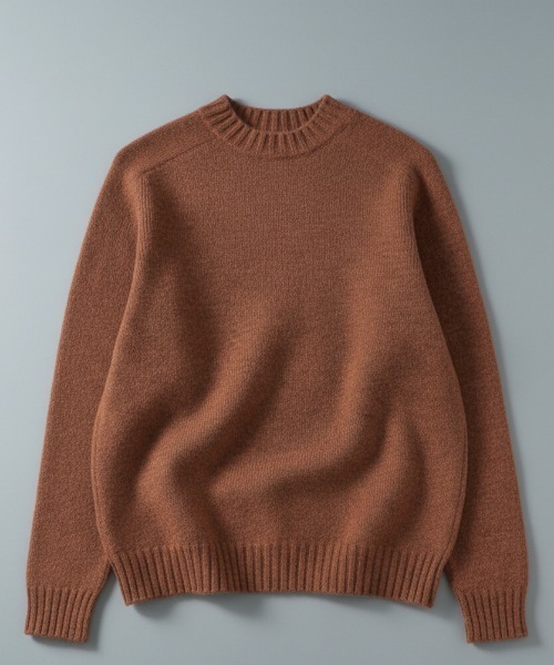【Rinascente/リナシェンテ】CRUDEN　ニット　セーター　長袖　シェットランドウール使用モックネック