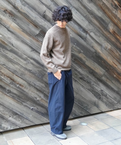 【Rinascente/リナシェンテ】CRUDEN　ニット　セーター　長袖　シェットランドウール使用モックネック