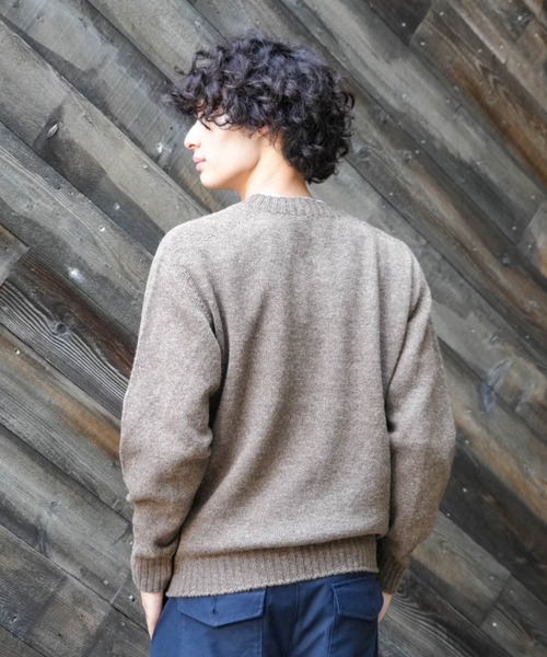 【Rinascente/リナシェンテ】CRUDEN　ニット　セーター　長袖　シェットランドウール使用モックネック