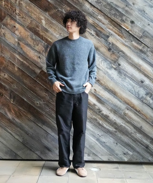 【Rinascente/リナシェンテ】CRUDEN　ニット　セーター　長袖　シェットランドウール使用モックネック