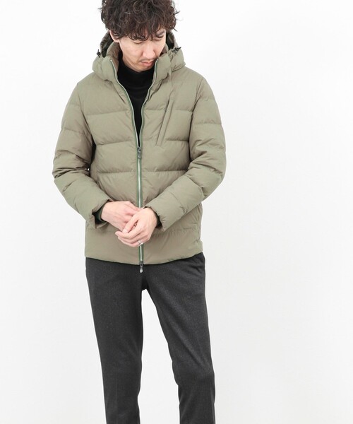 Stutostein Nolley's（シュテットシュタインノーリーズ）の「【komatsu/小松マテーレ】《ダントツ撥水》ダウンジャケット/スリムシルエット/25AW（ダウンジャケット/コート・メンズ・ネイビー/オリーブ/ブラック・S/M/L/XL）」の15枚目の写真