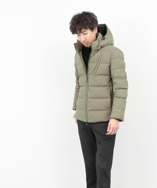 Stutostein Nolley's（シュテットシュタインノーリーズ）の「【komatsu/小松マテーレ】《ダントツ撥水》ダウンジャケット/スリムシルエット/25AW（ダウンジャケット/コート・メンズ・ネイビー/オリーブ/ブラック・S/M/L/XL）」の18枚目の写真