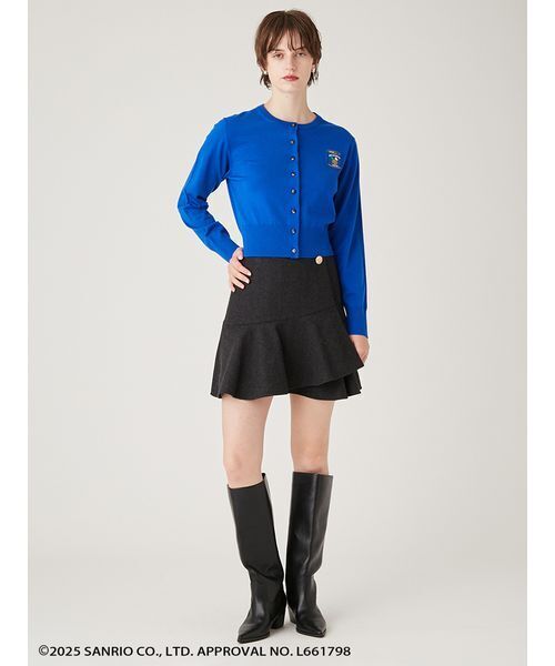 FURFUR（ファーファー）の「HELLO KITTYワッペンカーディガン（カーディガン/ボレロ・レディース・ブルー/ブラック/ホワイト/レッド・F）」の19枚目の写真