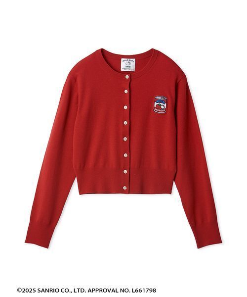 FURFUR（ファーファー）の「HELLO KITTYワッペンカーディガン（カーディガン/ボレロ・レディース・ブルー/ブラック/ホワイト/レッド・F）」の20枚目の写真