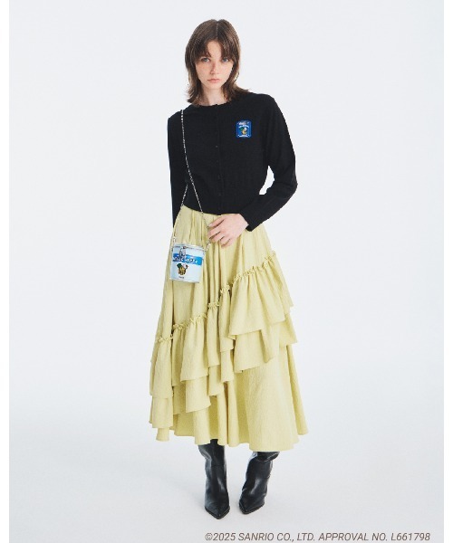 FURFUR（ファーファー）の「HELLO KITTYワッペンカーディガン（カーディガン/ボレロ・レディース・ブルー/ブラック/ホワイト/レッド・F）」の8枚目の写真