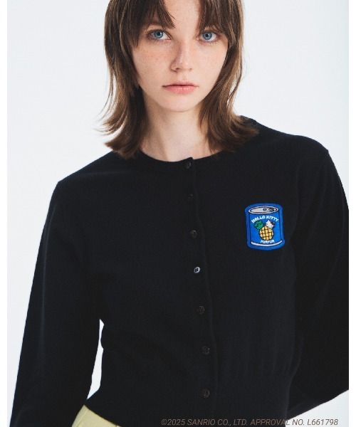 FURFUR（ファーファー）の「HELLO KITTYワッペンカーディガン（カーディガン/ボレロ・レディース・ブルー/ブラック/ホワイト/レッド・F）」の10枚目の写真