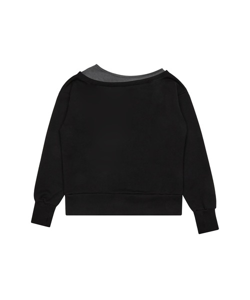LUVISTRUE(ラヴイズトゥルー)の「EV LAYERED ONESHOULDER TEE(Tシャツ/カットソー・レディース・ブラック・FREE)」の7枚目の写真