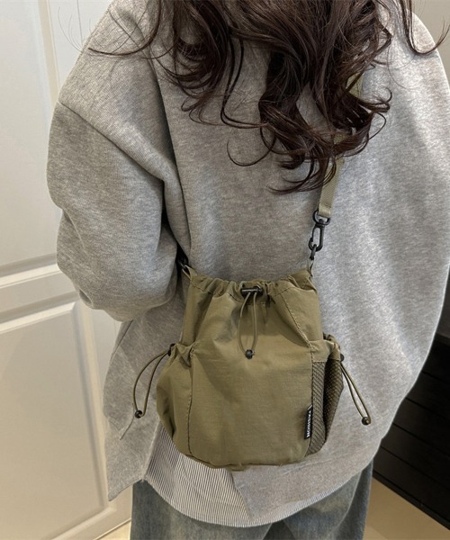 Miniministore(ミニミニストア)の「ショルダーバッグ 韓国風 ユニセックス鞄(ショルダーバッグ・レディース・アイボリー/カーキ/ブラック/ベージュ/オレンジ・FREE)」の8枚目の写真