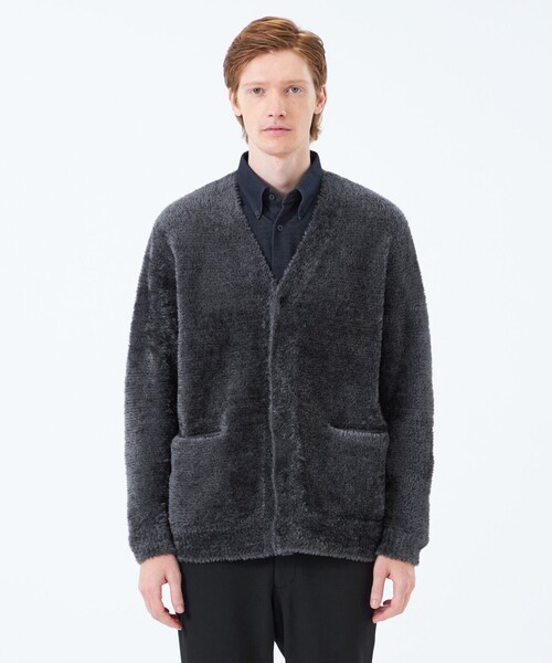 MACKINTOSH PHILOSOPHY（ﾏｯｷﾝﾄｯｼｭ ﾌｨﾛｿﾌｨｰ）の「Octa(R)使用 Vネックカーディガン（カーディガン/ボレロ・メンズ・チャコールグレー/ブルー系その他7・36/38/40）」の10枚目の写真