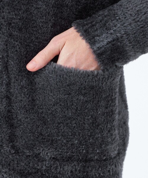 MACKINTOSH PHILOSOPHY（ﾏｯｷﾝﾄｯｼｭ ﾌｨﾛｿﾌｨｰ）の「Octa(R)使用 Vネックカーディガン（カーディガン/ボレロ・メンズ・チャコールグレー/ブルー系その他7・36/38/40）」の3枚目の写真