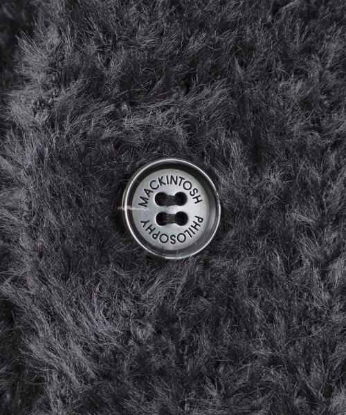 MACKINTOSH PHILOSOPHY（ﾏｯｷﾝﾄｯｼｭ ﾌｨﾛｿﾌｨｰ）の「Octa(R)使用 Vネックカーディガン（カーディガン/ボレロ・メンズ・チャコールグレー/ブルー系その他7・36/38/40）」の5枚目の写真